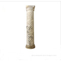 Gorgeous Decorative Pillars Gold Stone Marble Column For Villa